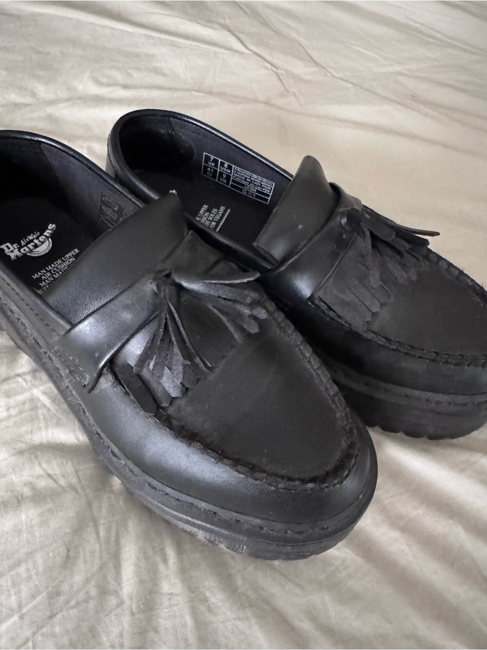 Dr Martens Vegan Adrian Loafers Sz 9